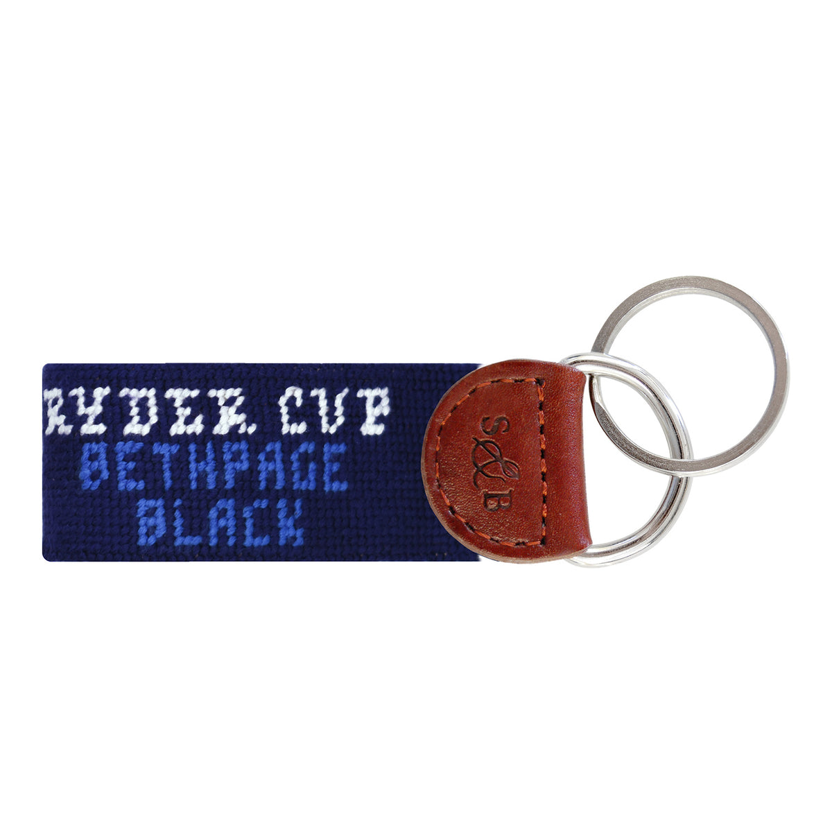 Smathers &amp; Branson 2025 Ryder Cup Stitched Key Fob - Back View
