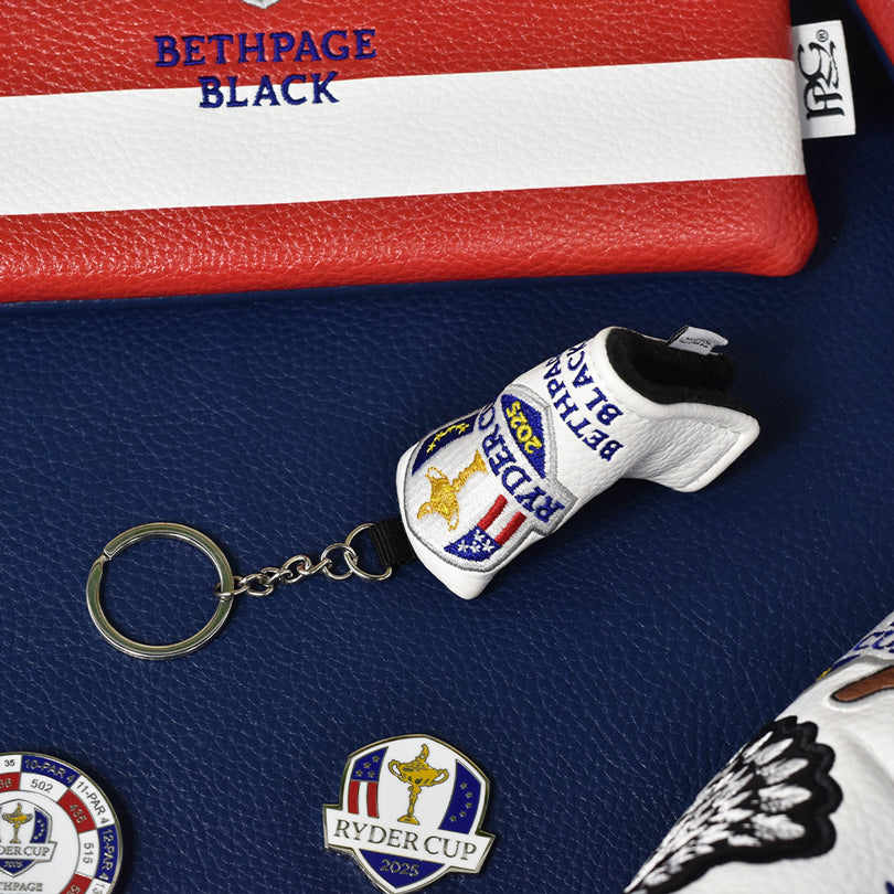 PRG Golf 2025 Ryder Cup Putter Keychain - Close Up View Alt