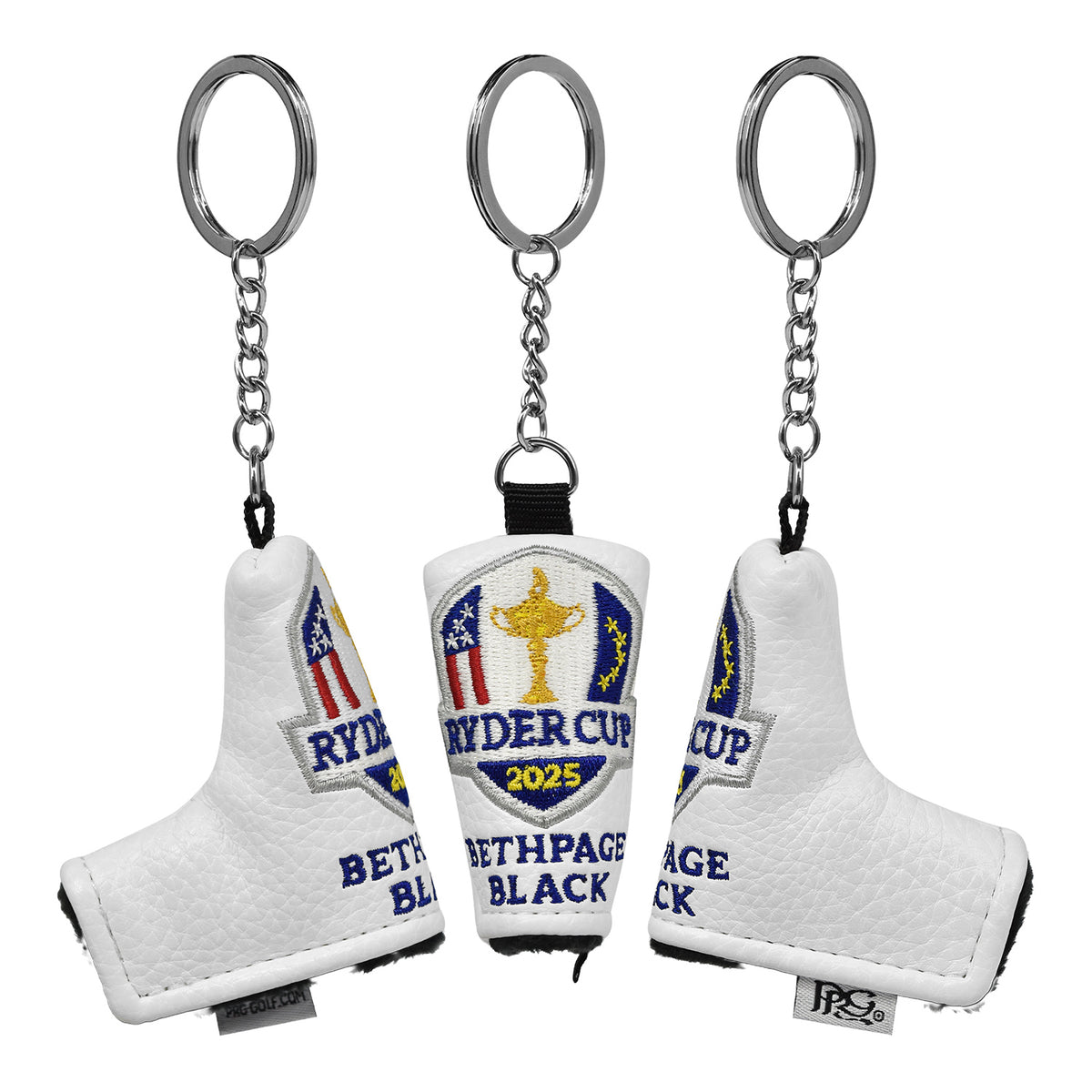 PRG Golf 2025 Ryder Cup Putter Keychain - All Sides View