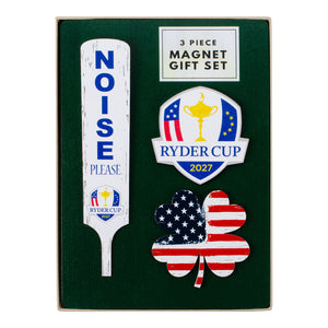 Signs by the Sea 2027 Ryder Cup 3-Piece Wood Magnet Set