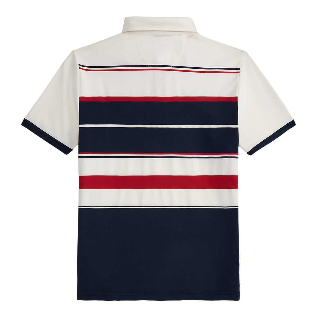 Ralph Lauren 2025 Ryder Cup Youth Performance Polo Shirt in Ceramic White Multi - Back View