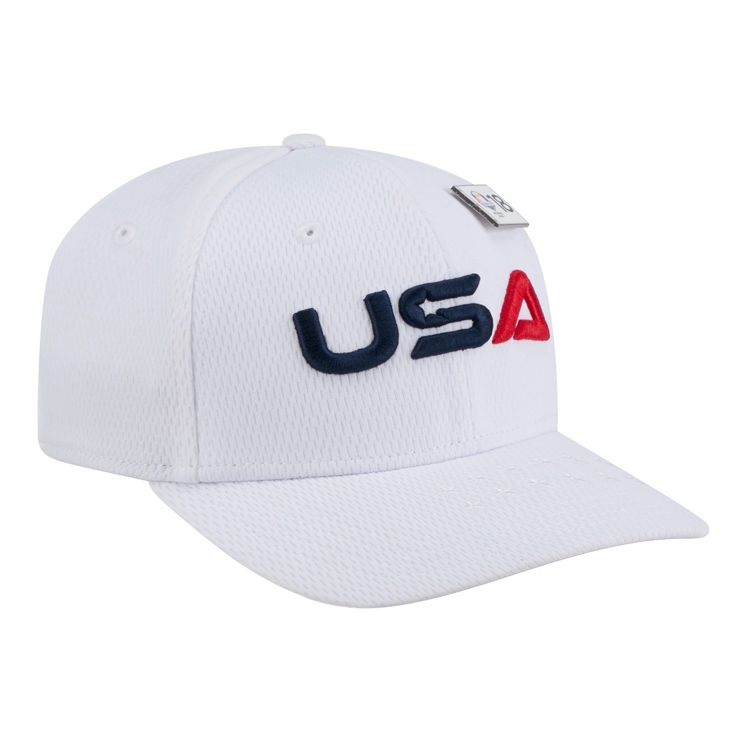 New Era 2025 Ryder Cup Youth Team Hat in White - Angled Front Left View
