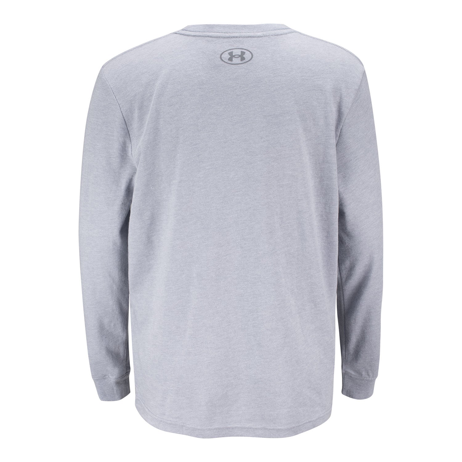 Under Armour 2025 Ryder Cup Youth Performance Cotton Flag Text T-Shirt in Steel Heather - Front View