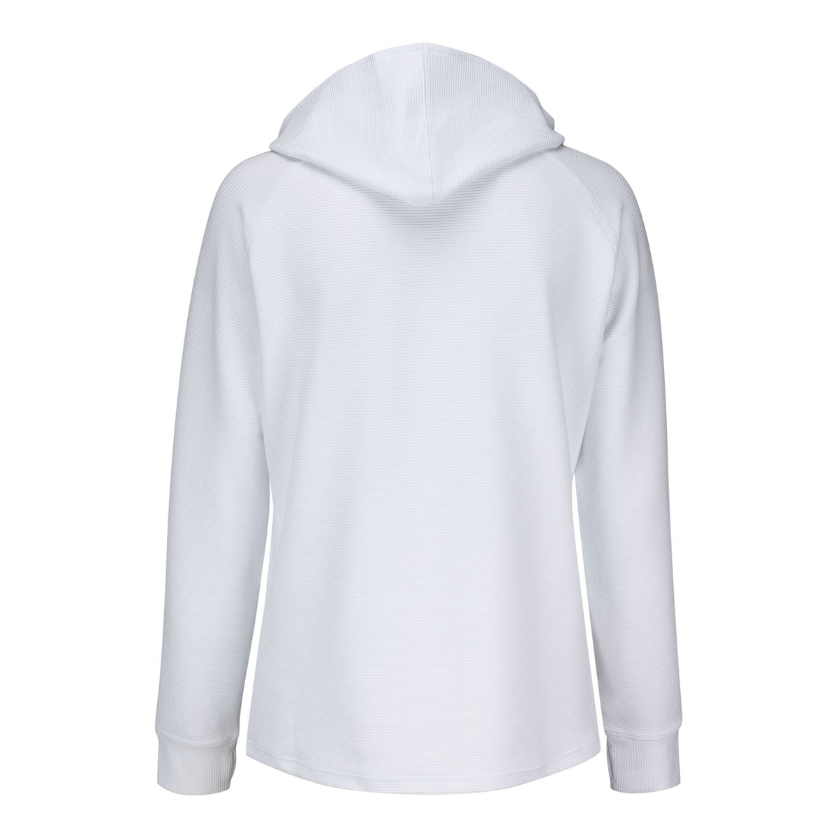 FootJoy 1927 Trophy Women's Hooded Ottoman Full Zip in White - Back View