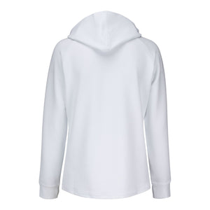 FootJoy 1927 Trophy Women's Hooded Ottoman Full Zip in White - Back View
