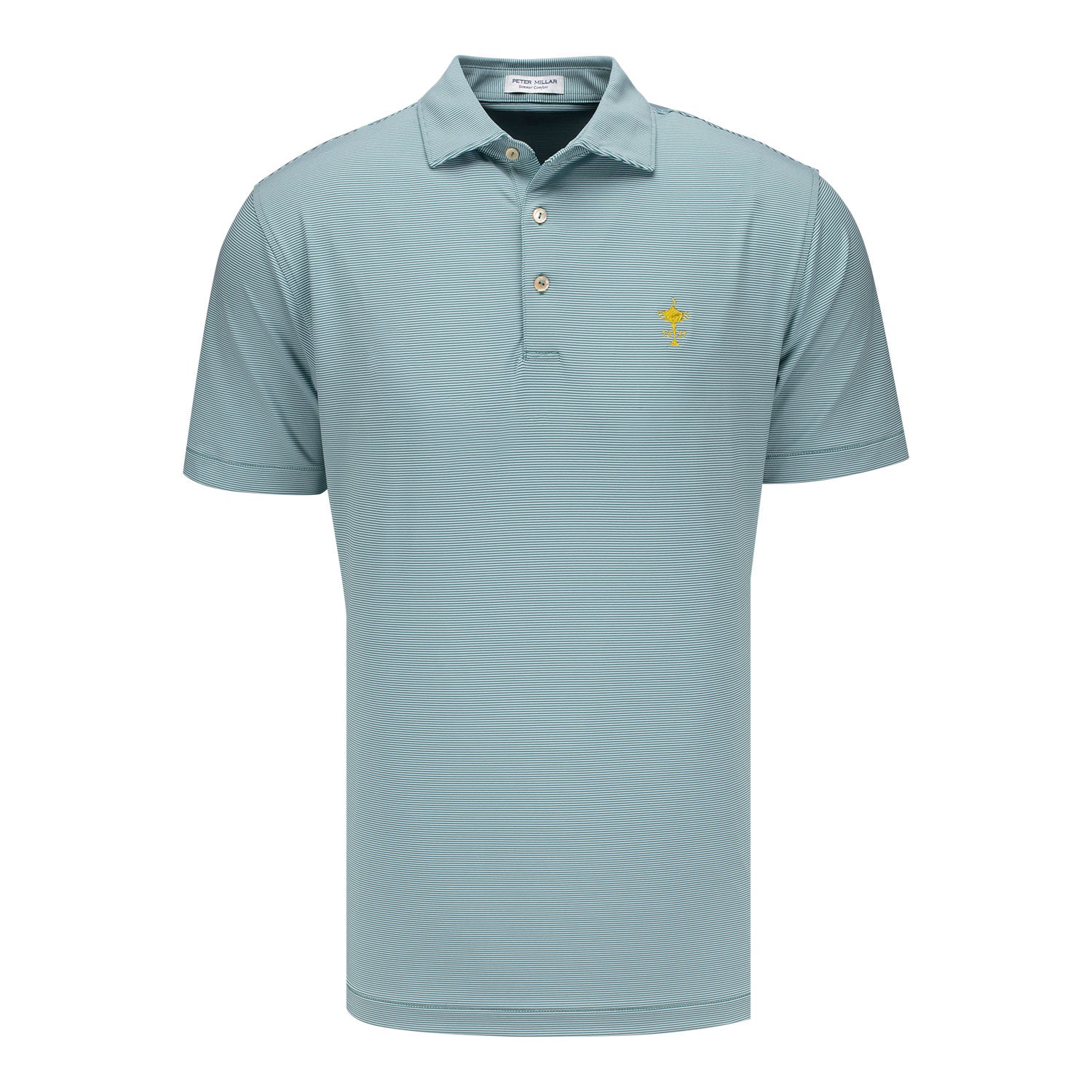 Peter Millar 1927 Trophy Jubilee Performance Polo in Snow Pea - Front View