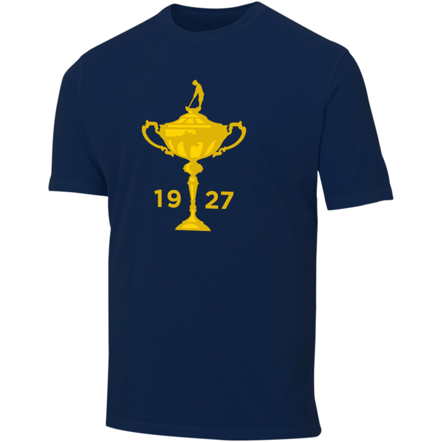 Ahead 1927 Trophy Chapman T-Shirt in True Navy - Front View