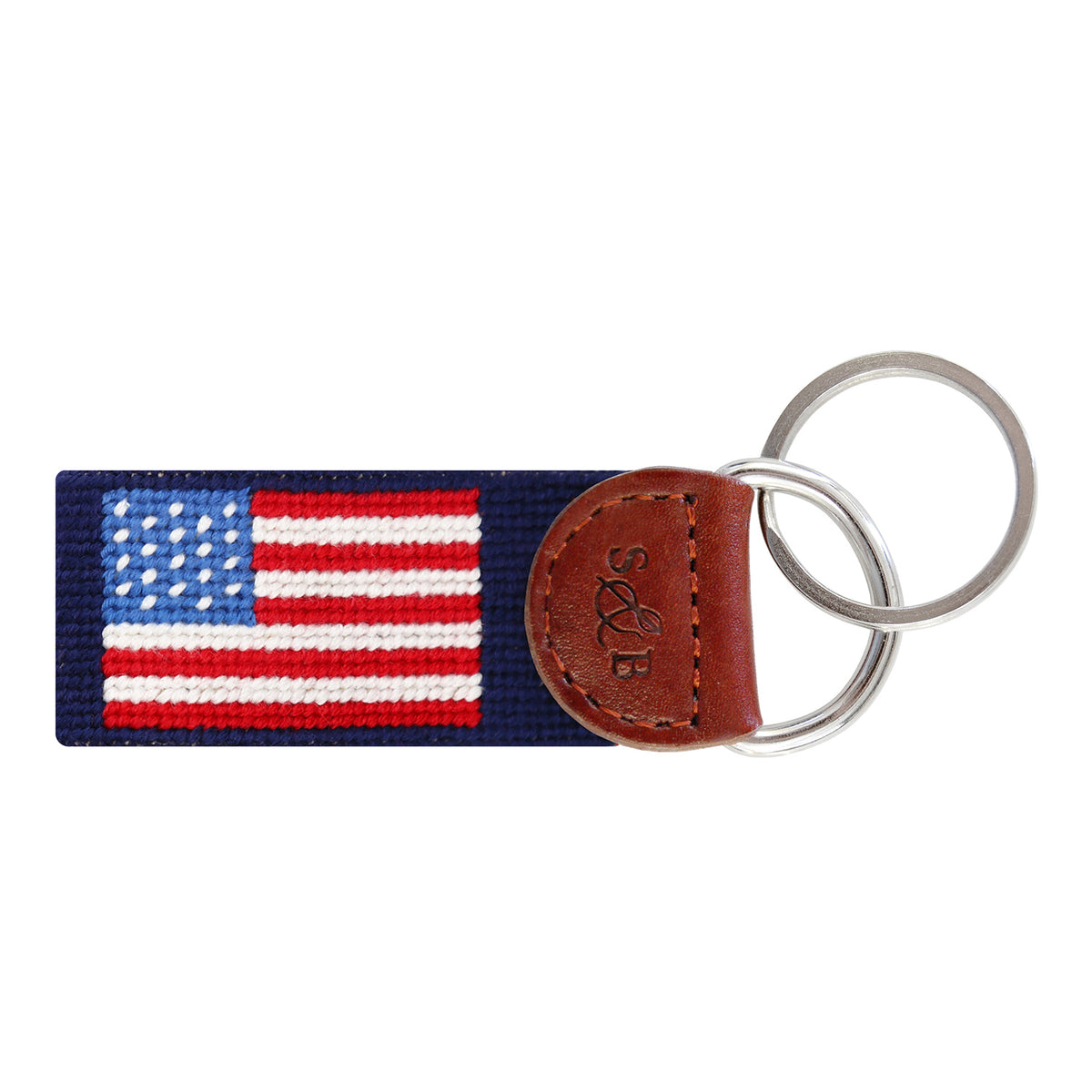 Smathers &amp; Branson 1927 Trophy Stitched Key Fob - Back View