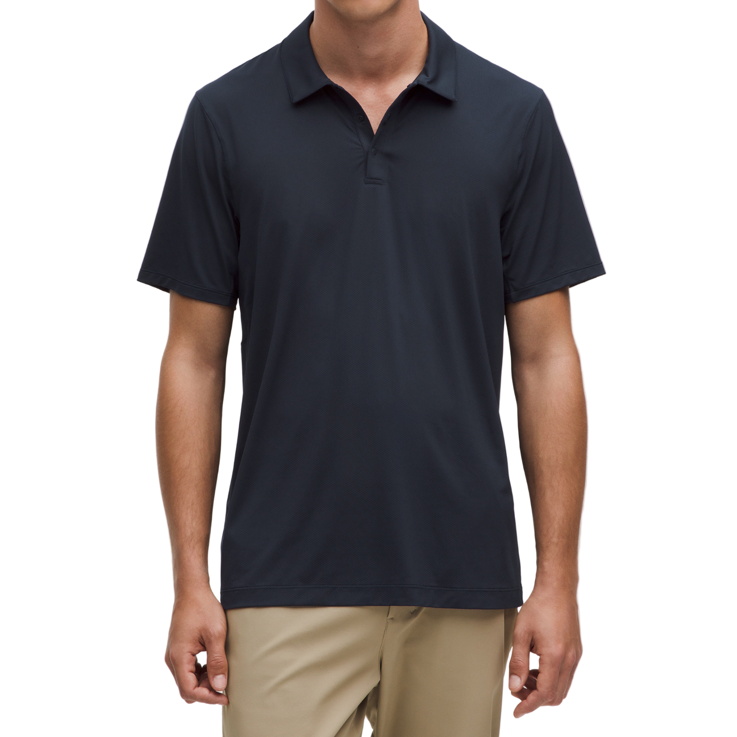 lululemon 2025 Ryder Cup Sport Polo in Navy - Left Side View