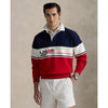 Ralph Lauren 2025 Ryder Cup Rugby Sweatshirt in Refined Navy Multi - Modeled Video