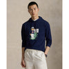 Ralph Lauren 2025 Ryder Cup Youth Polo Bear Long Sleeve Hooded T-Shirt in Refined Navy - Modeled Video