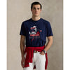 Ralph Lauren 2025 Ryder Cup Graphic T-Shirt in Refined Navy - Modeled Video