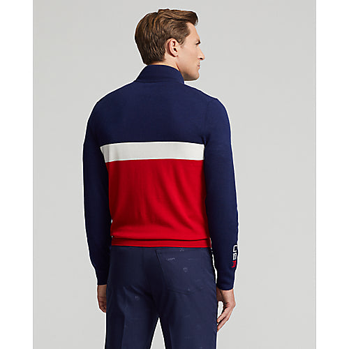 Ryder Cup Ralph Lauren Lux Leisure Tech Terry Half Zip Hoodie