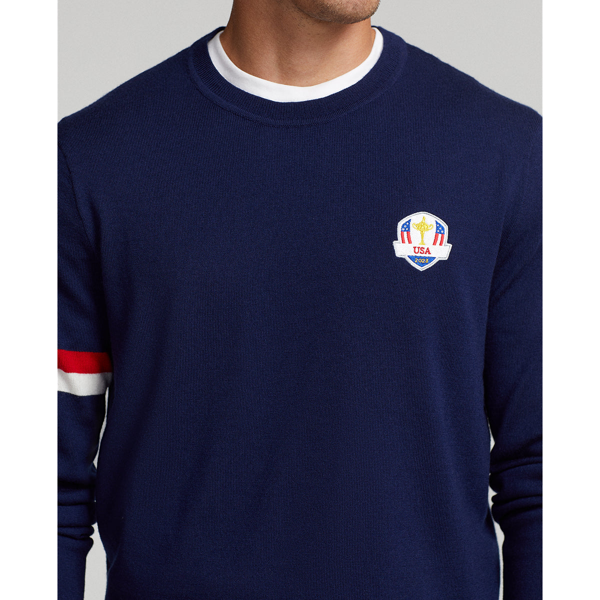 Ralph Lauren 2023 Ryder Cup Official Team Uniform Wool Pullover Sweater in Navy