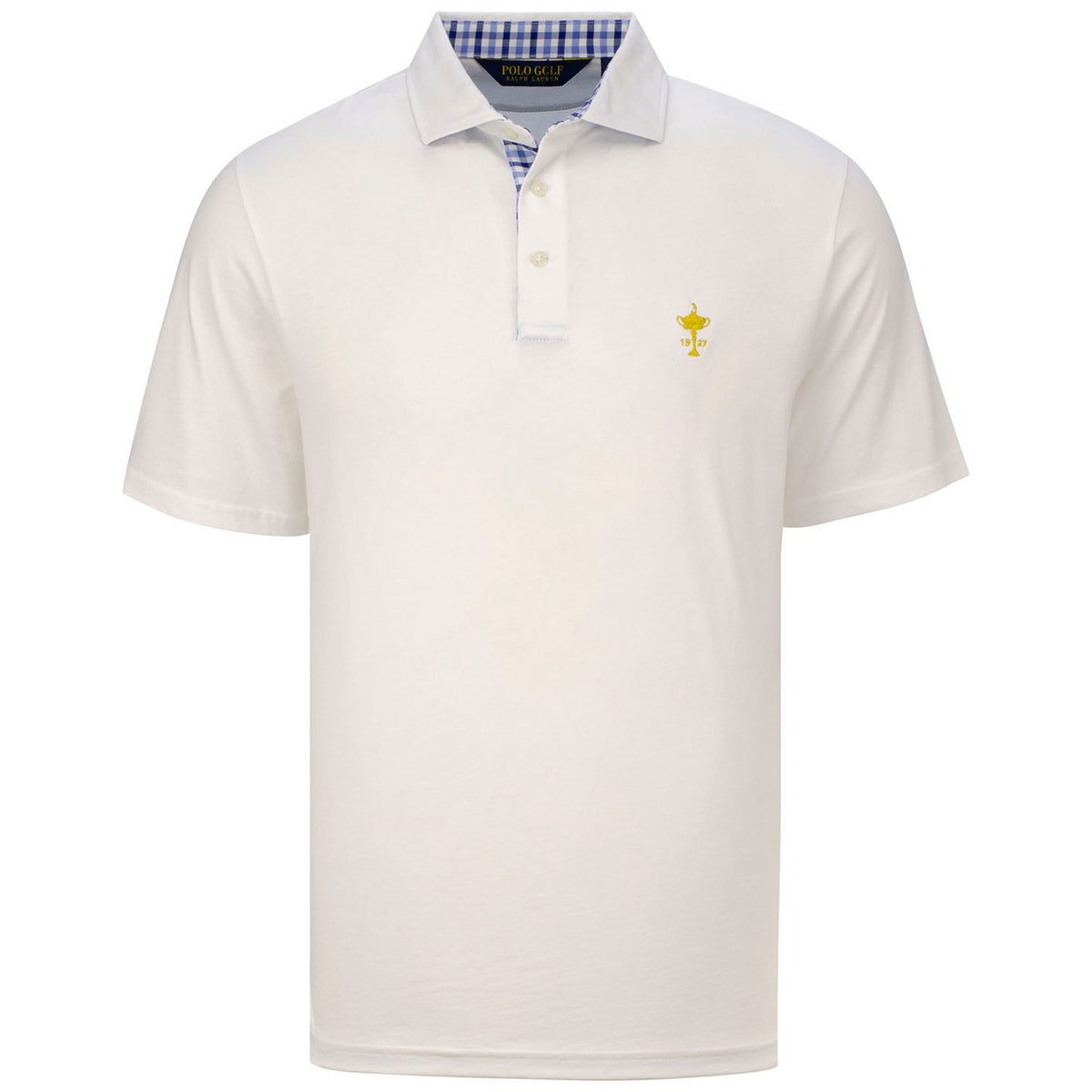 Products Ralph Lauren Pima Cotton Polo in White- Front View