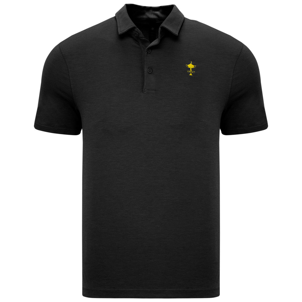 lululemon Evolution Polo in Black- Front View