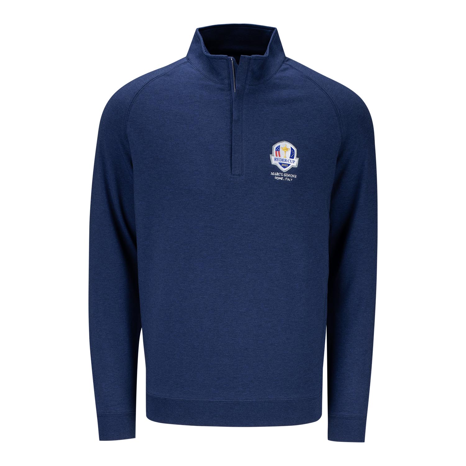 Holderness & Bourne The Charles 2023 Ryder Cup Pullover in Atlantic- Front View