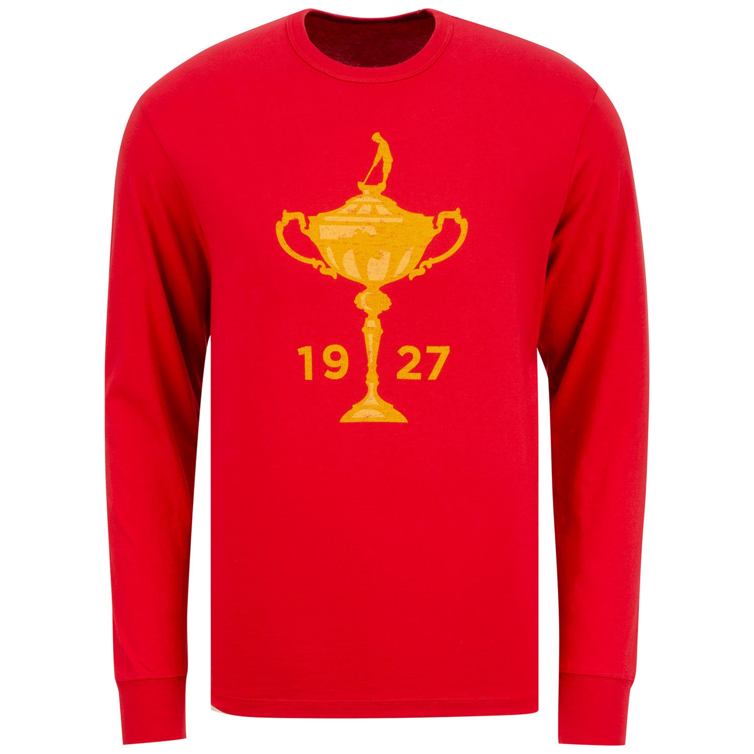 '47 Brand Premier Franklin Long Sleeve T-Shirt in Red- Front View