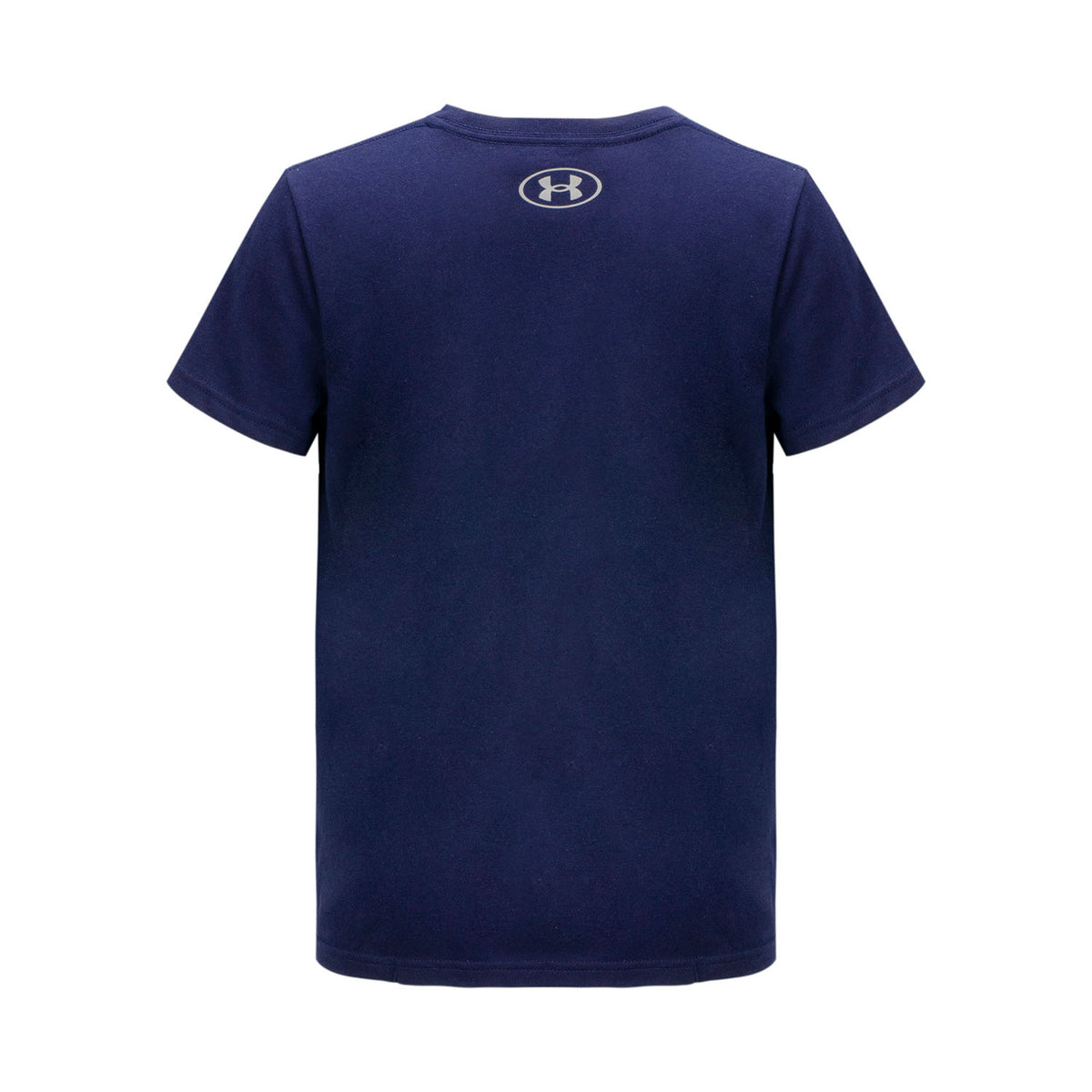 Boys Performance Cotton SS Tee - Navy- Back View