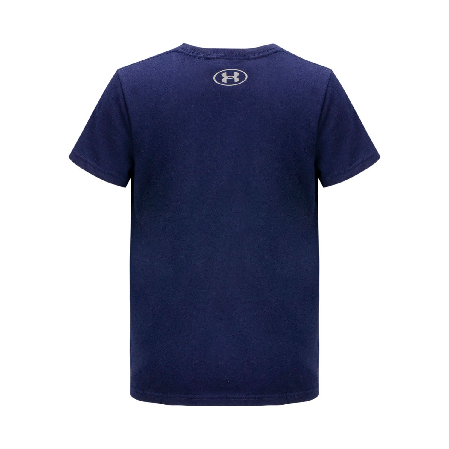 Boys Performance Cotton SS Tee - Navy -Front View