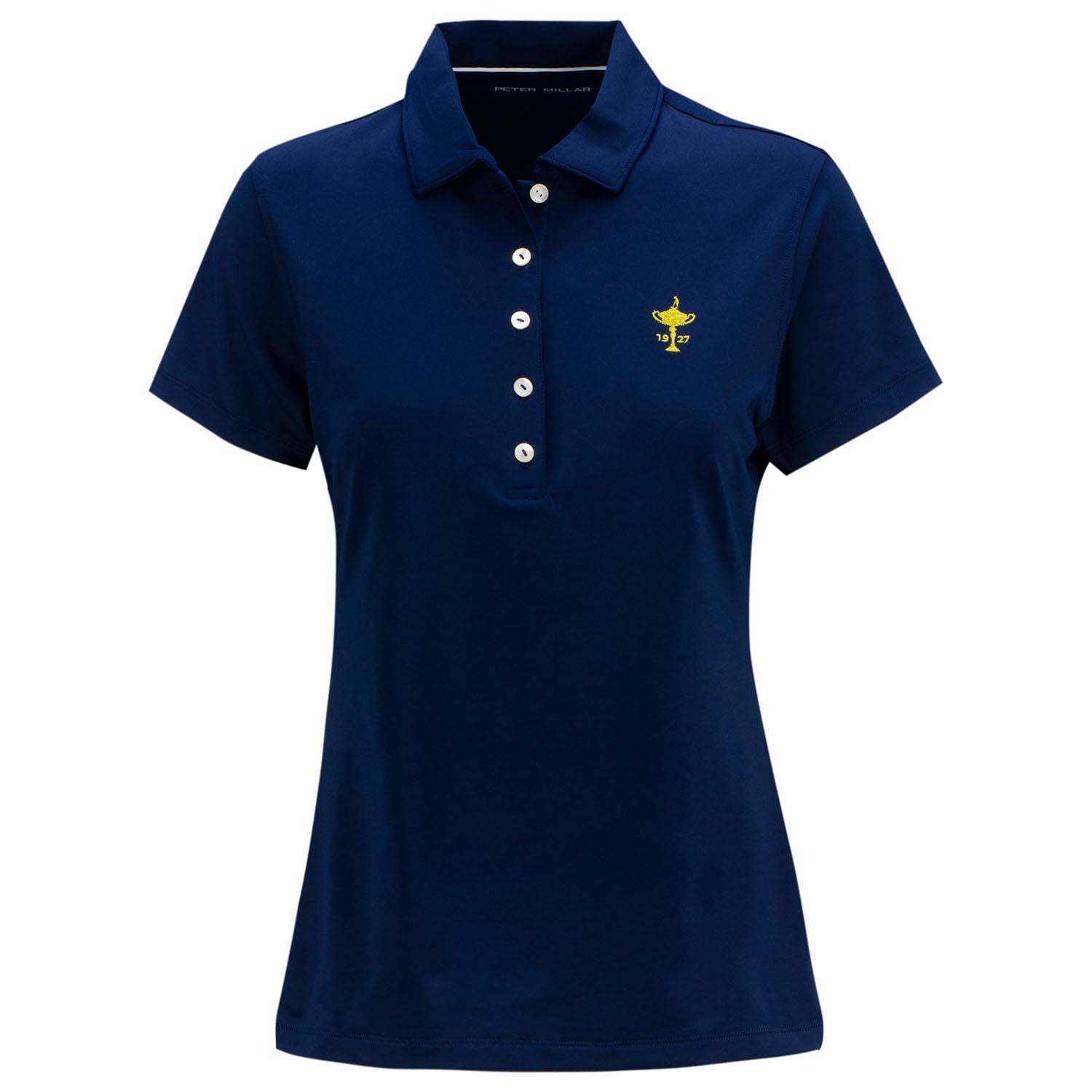 Peter Millar Women's Perfect Fit Performance Short Sleeve in Navy- Front View